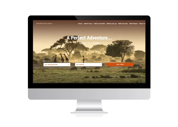 Affordable Africa Safaris website