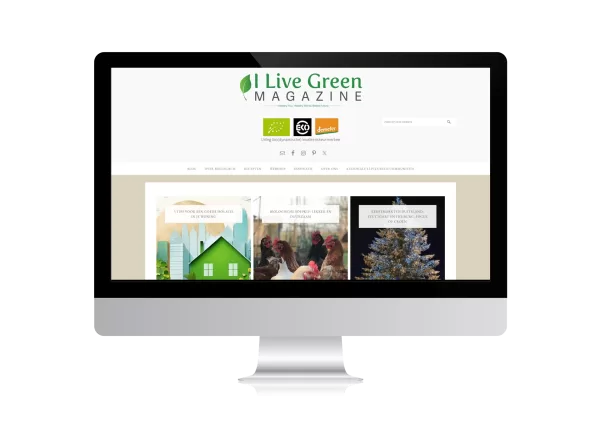 Live Green Magazine website