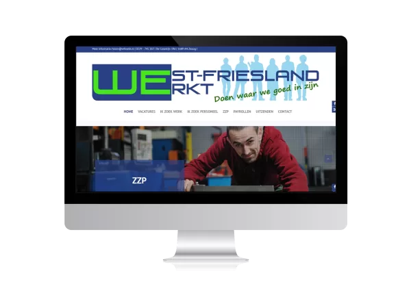 West-Friesland Werkt website